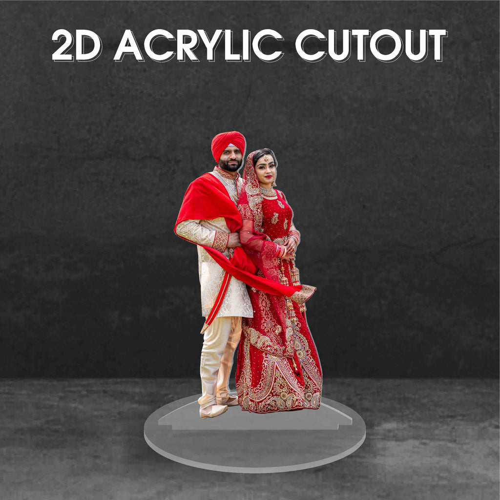 2D Acrylic Custom Photo Cutout