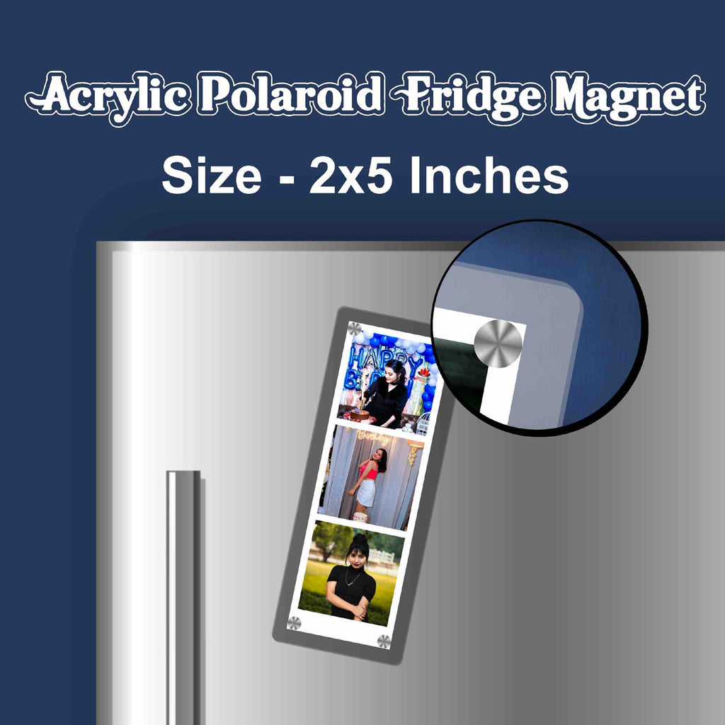 Premium Acrylic Polaroid Fridge Magnets