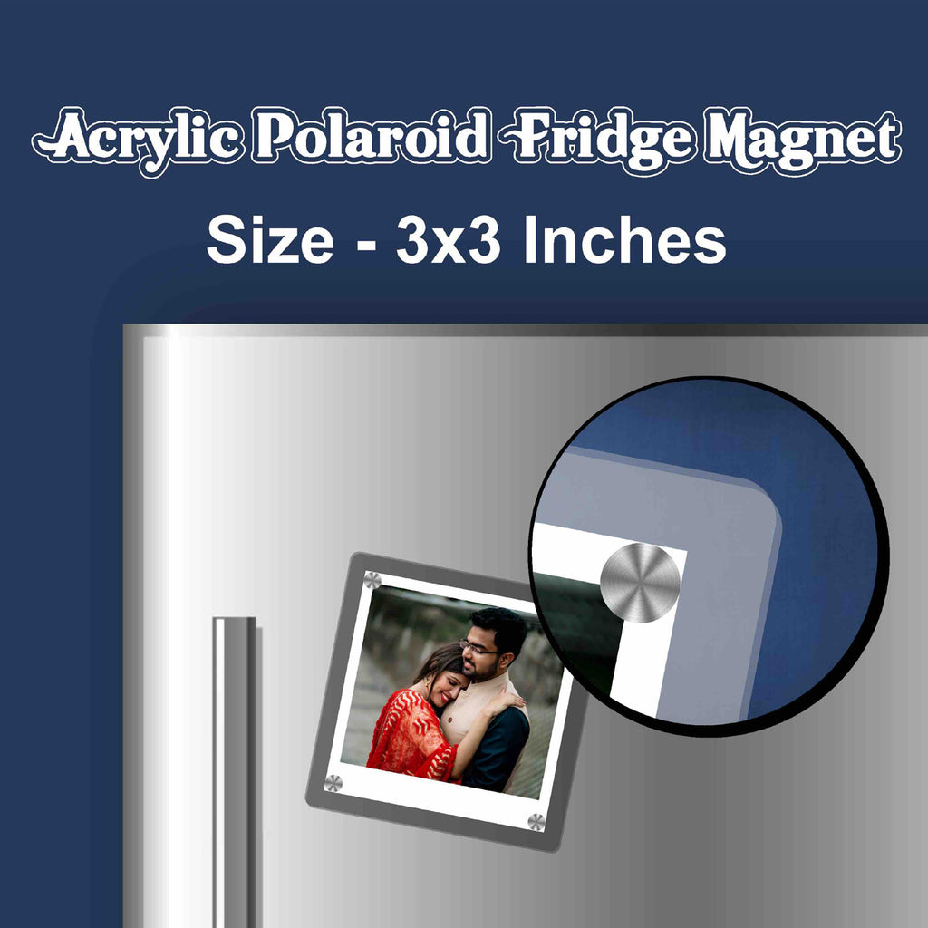 Premium Acrylic Polaroid Fridge Magnets