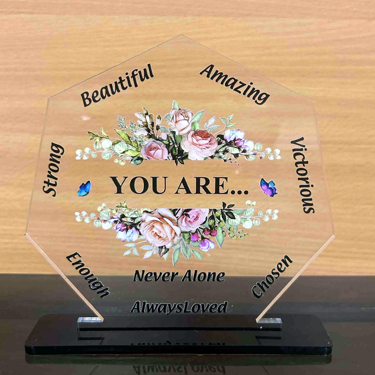 Womens Empowerment & Faith Acrylic Affirmation Acrylic Plaques