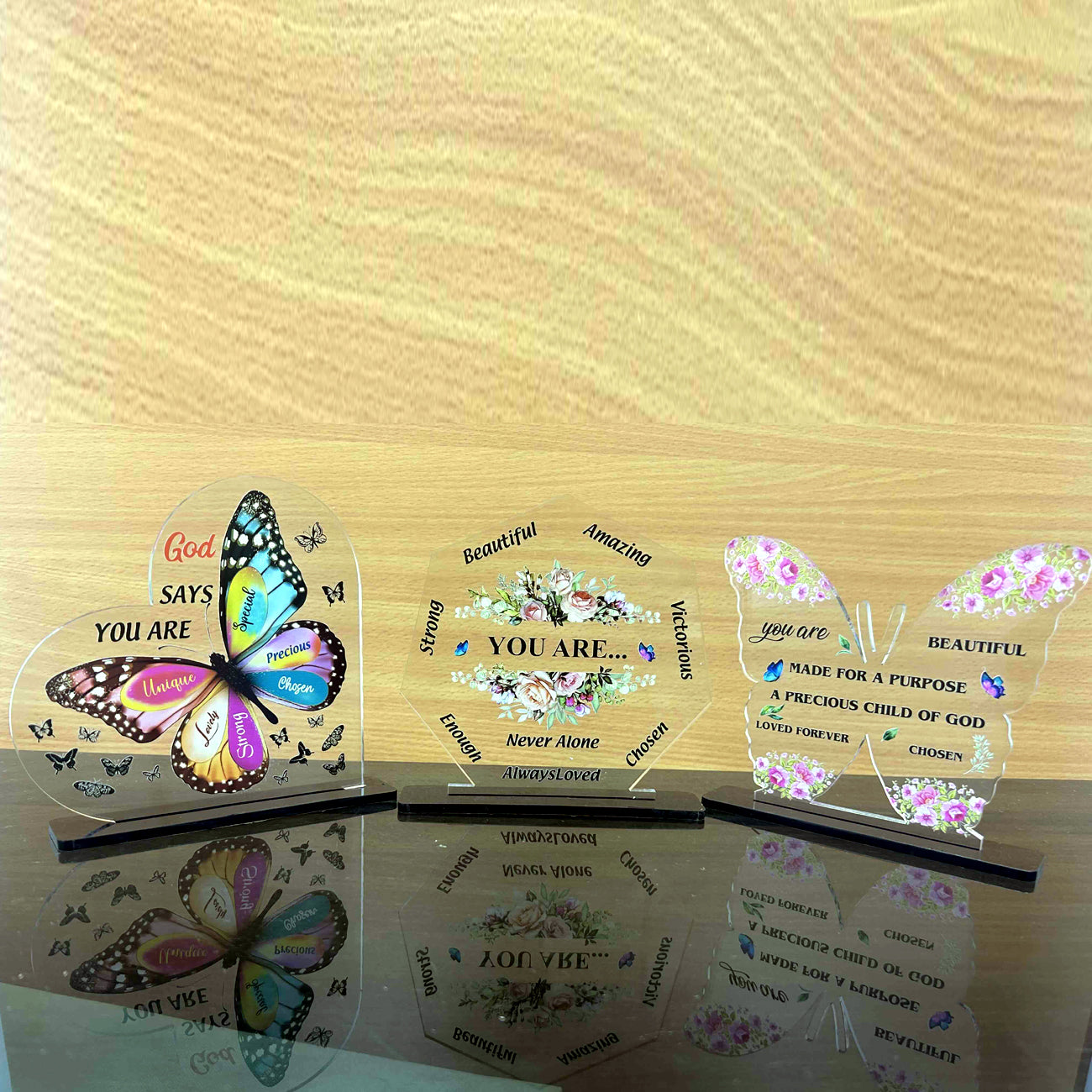 Womens Empowerment & Faith Acrylic Affirmation Acrylic Plaques
