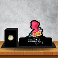 Womens Day Professional Pen Stand & Clock