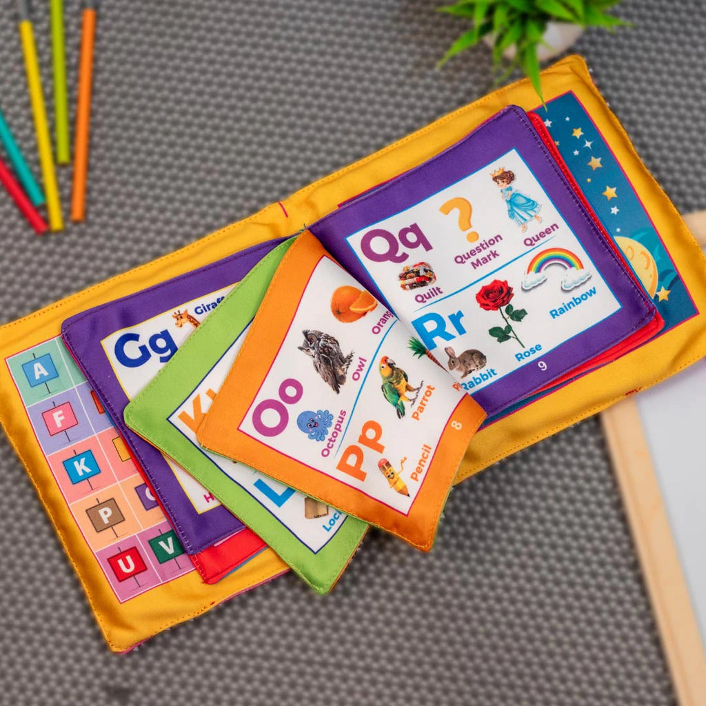 Ultimate "My First Learning Book" – Personalized Soft Pillow Book