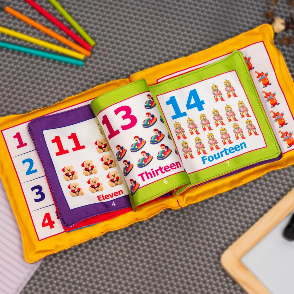 Ultimate "My First Learning Book" – Personalized Soft Pillow Book