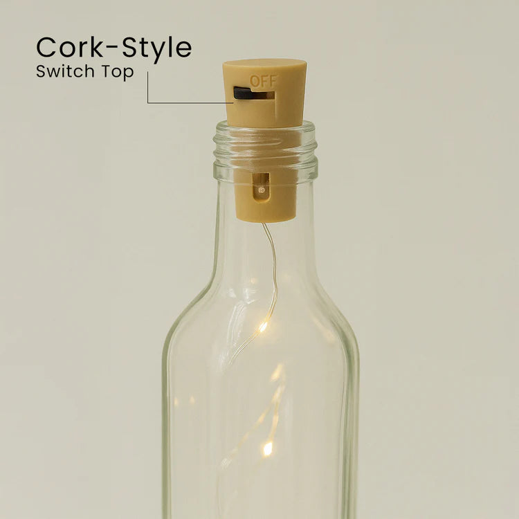Glass Bottle Battery Operted Non Customised