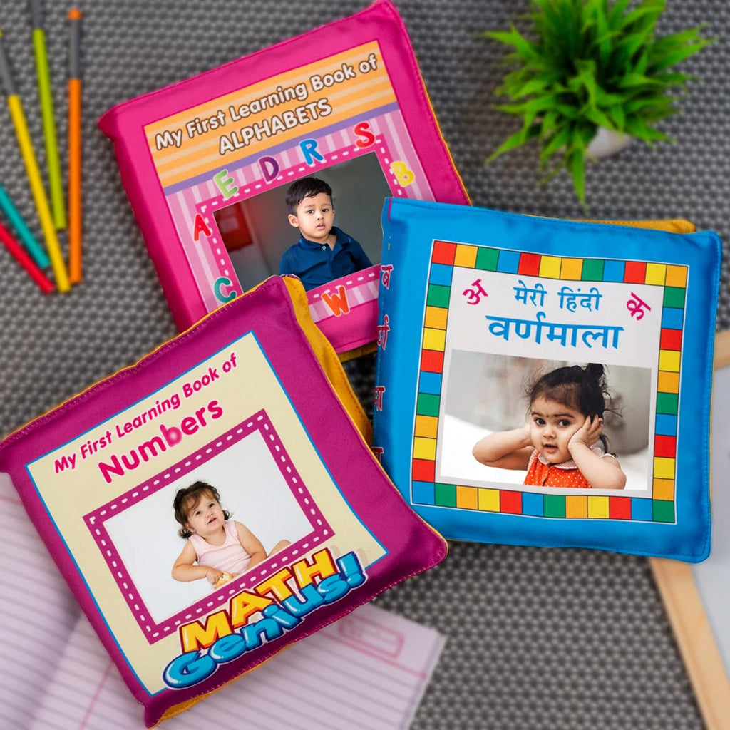 Ultimate "My First Learning Book" – Personalized Soft Pillow Book