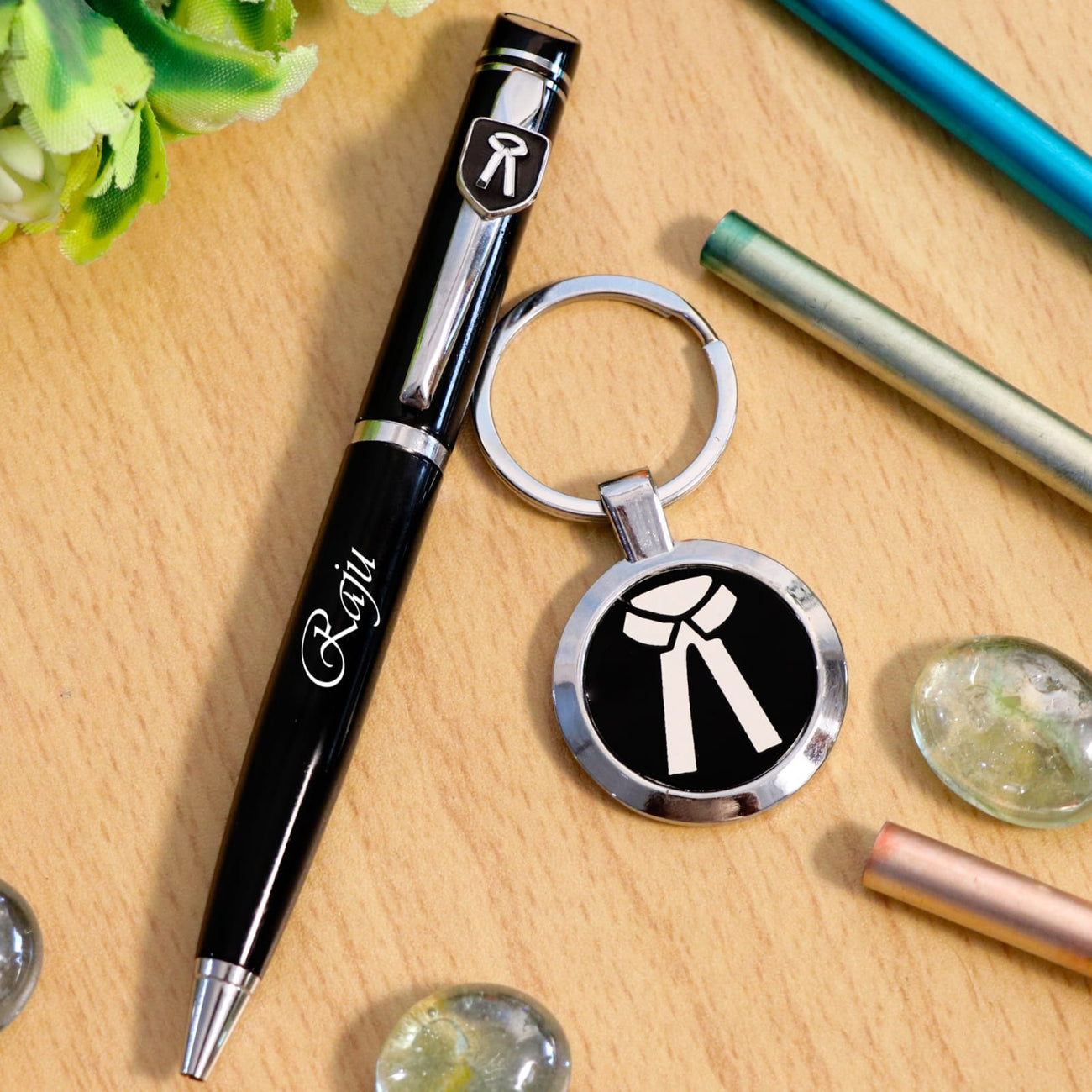 Personalized Advocate Pen & Keychain Set