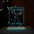 3d Acrylic Multi-Colored Advocate LED Lamp