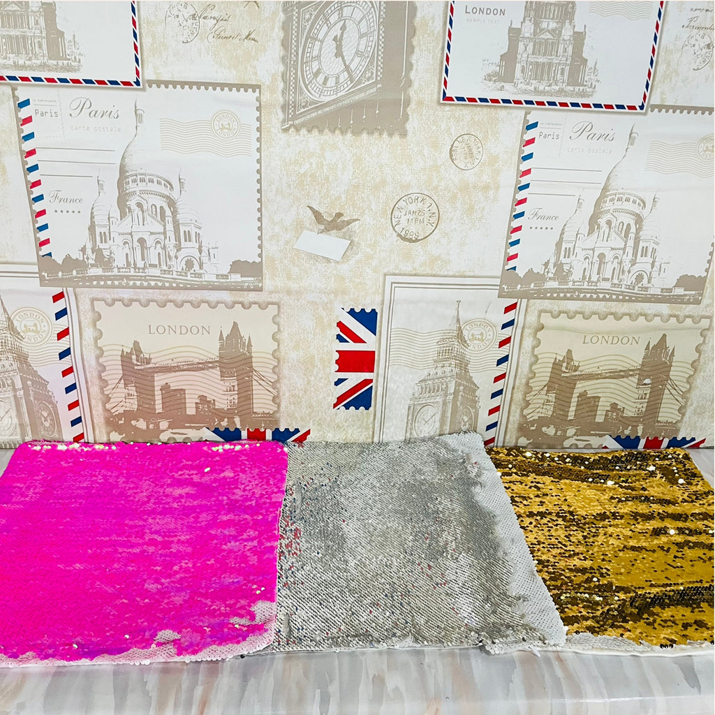 Magic Sequin Personalised Photo Cushion