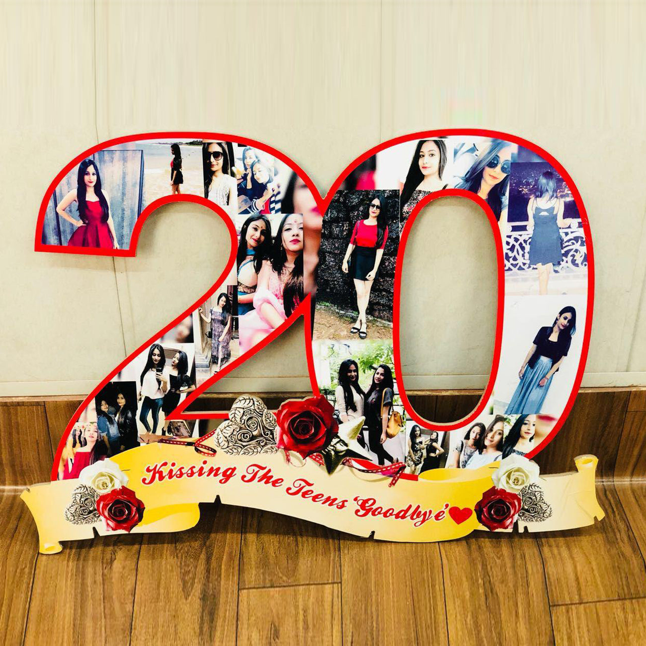 Custom UV-Printed Shaped Photo Collage