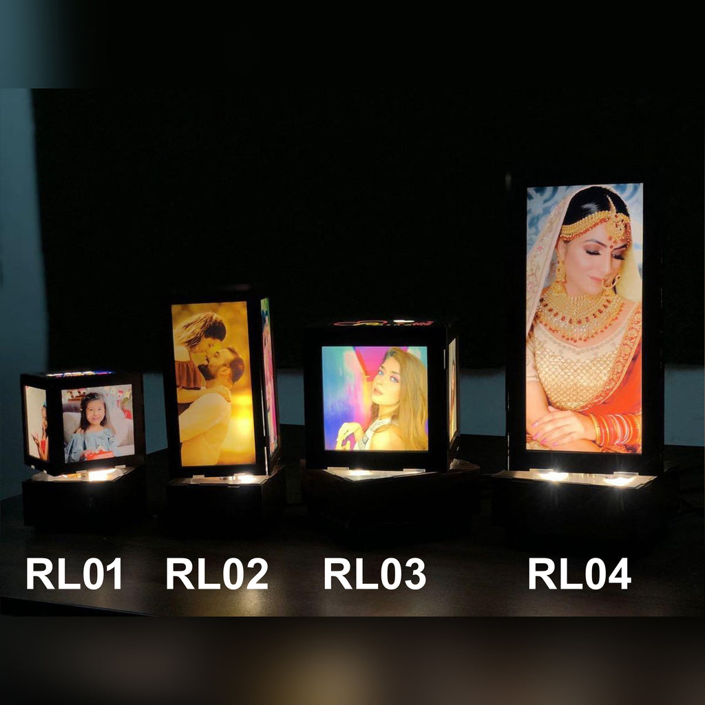 Personalized LED Rotating Photo Lamp
