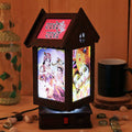 Wooden Rotating Table Lamp With Music Speaker