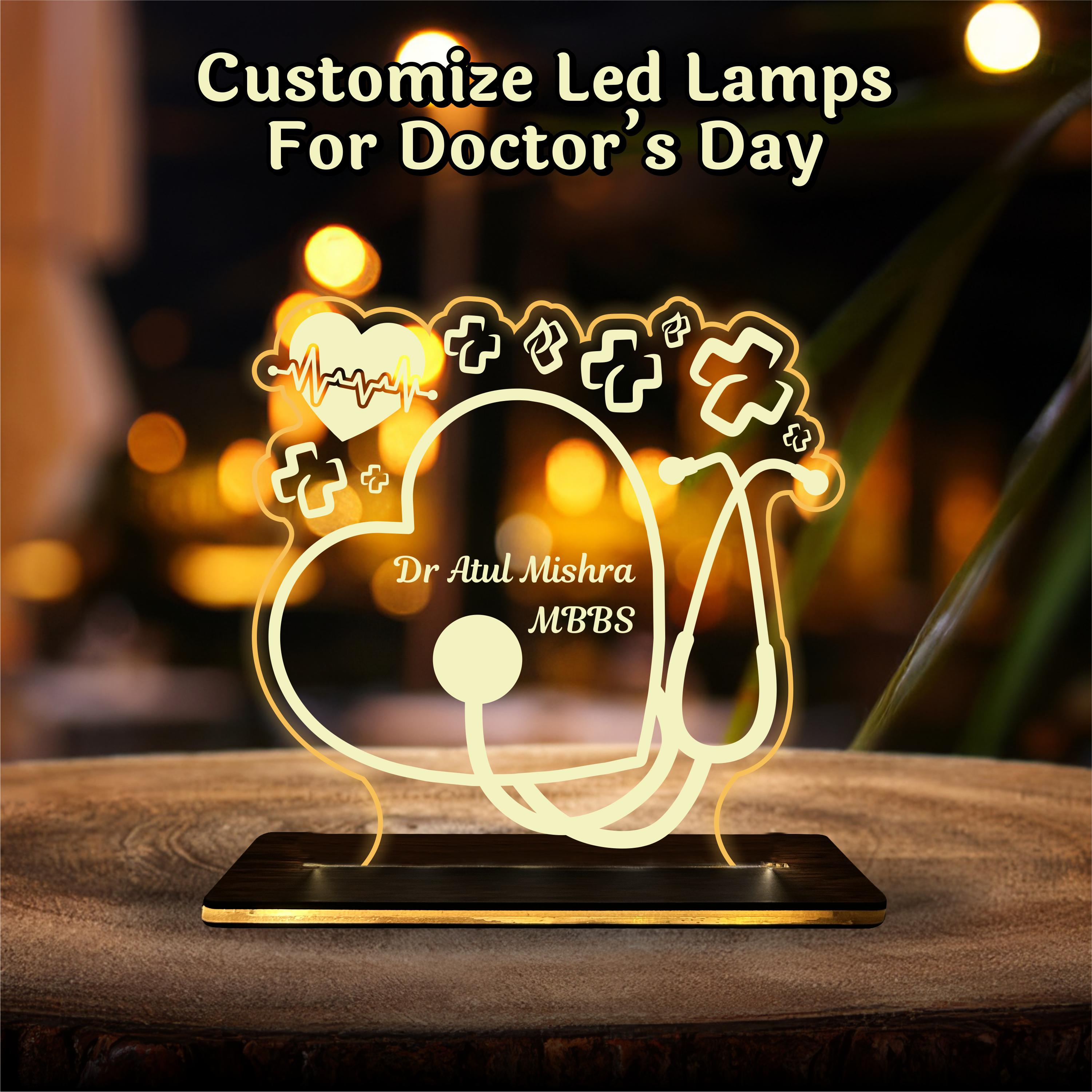 Professional Doctor Identity LED Acrylic Sign