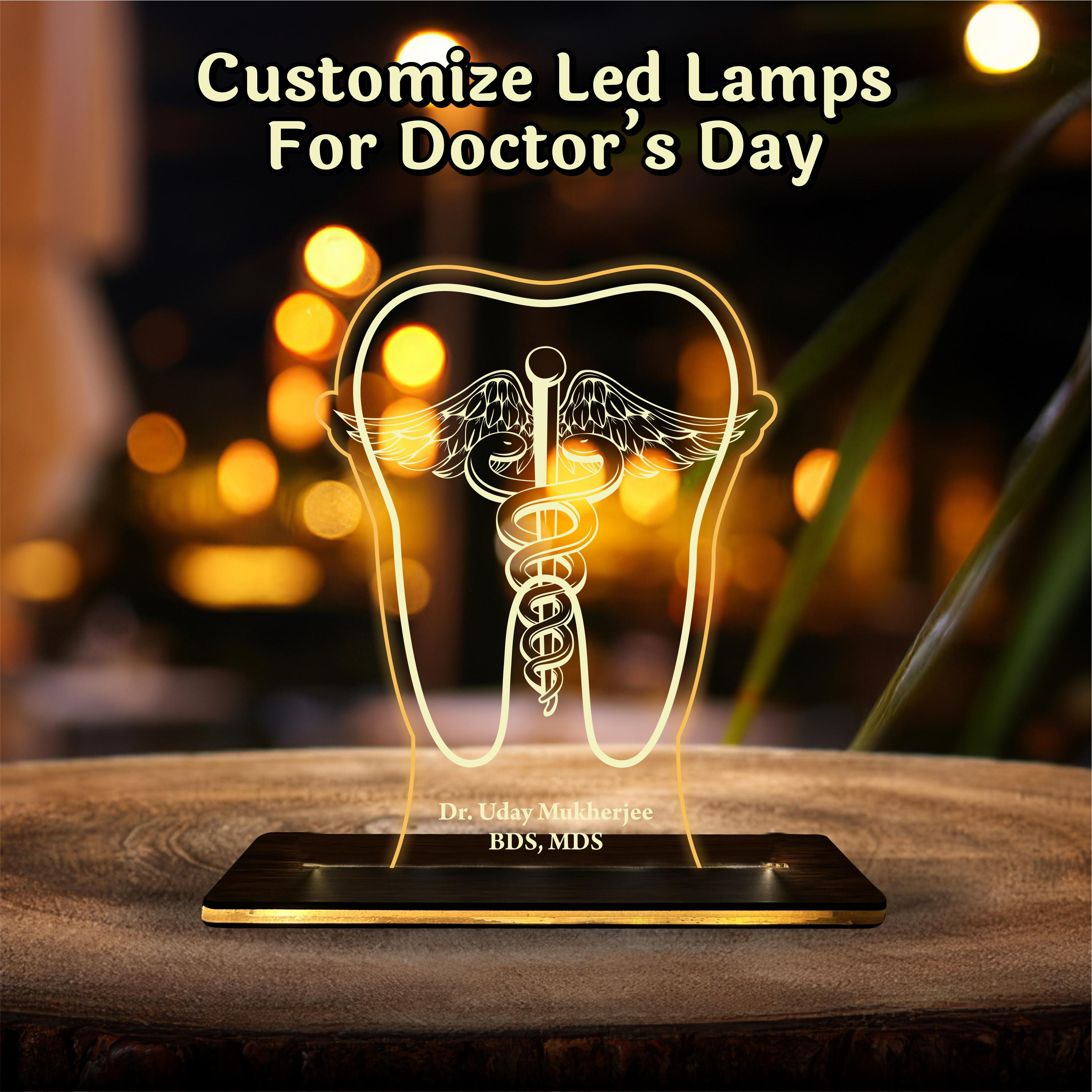 Professional Doctor Identity 3D Acrylic LED Lamp