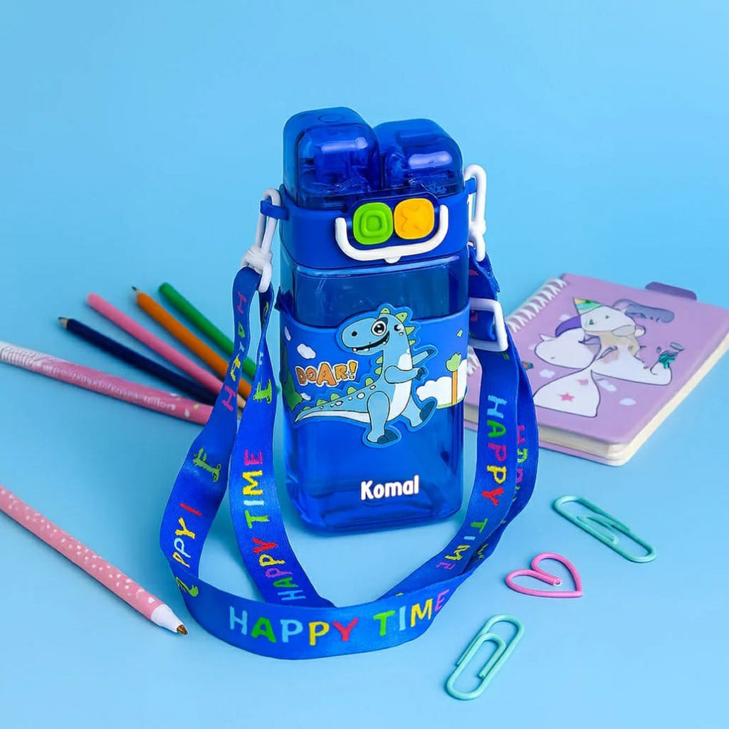 The "Dino-Dual" Personalized 2-in-1 Adventure Bottle