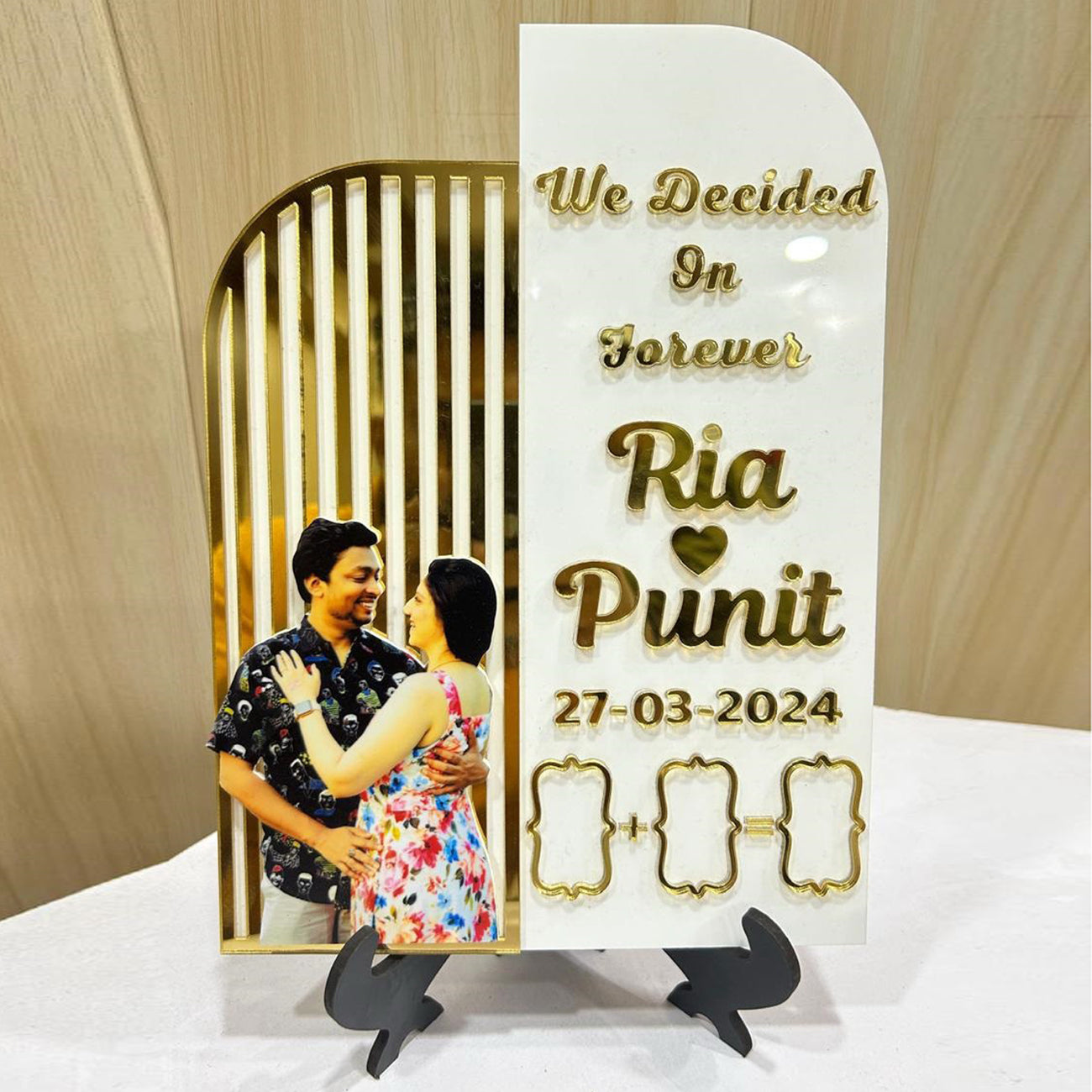 The Forever Bond Interactive FINGERPRINT Couple Frame