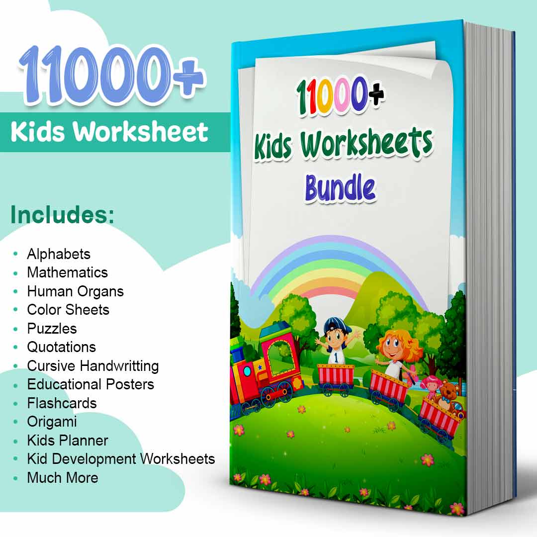 The Ultimate 11,000+ Digital Kids Worksheet Mega-Bundle