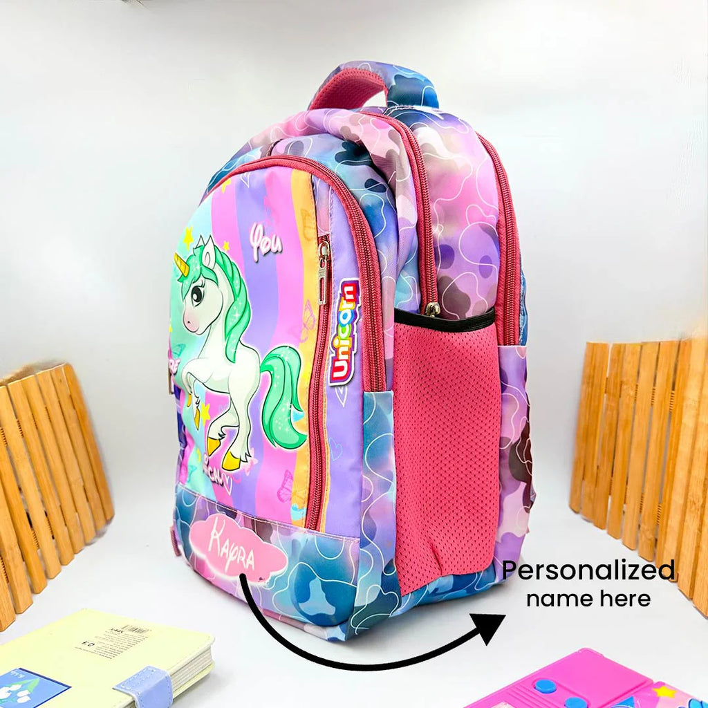 Personalised Unicorn School Set