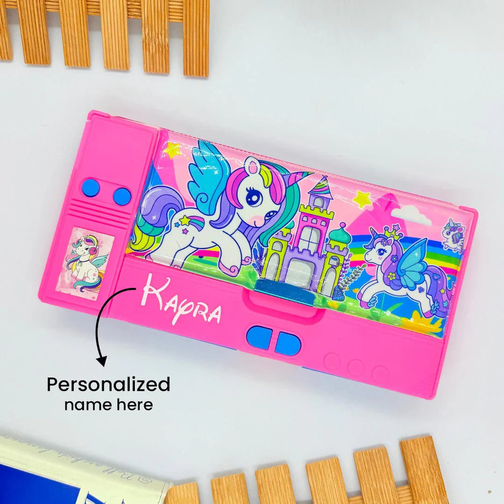 Personalised Unicorn School Set