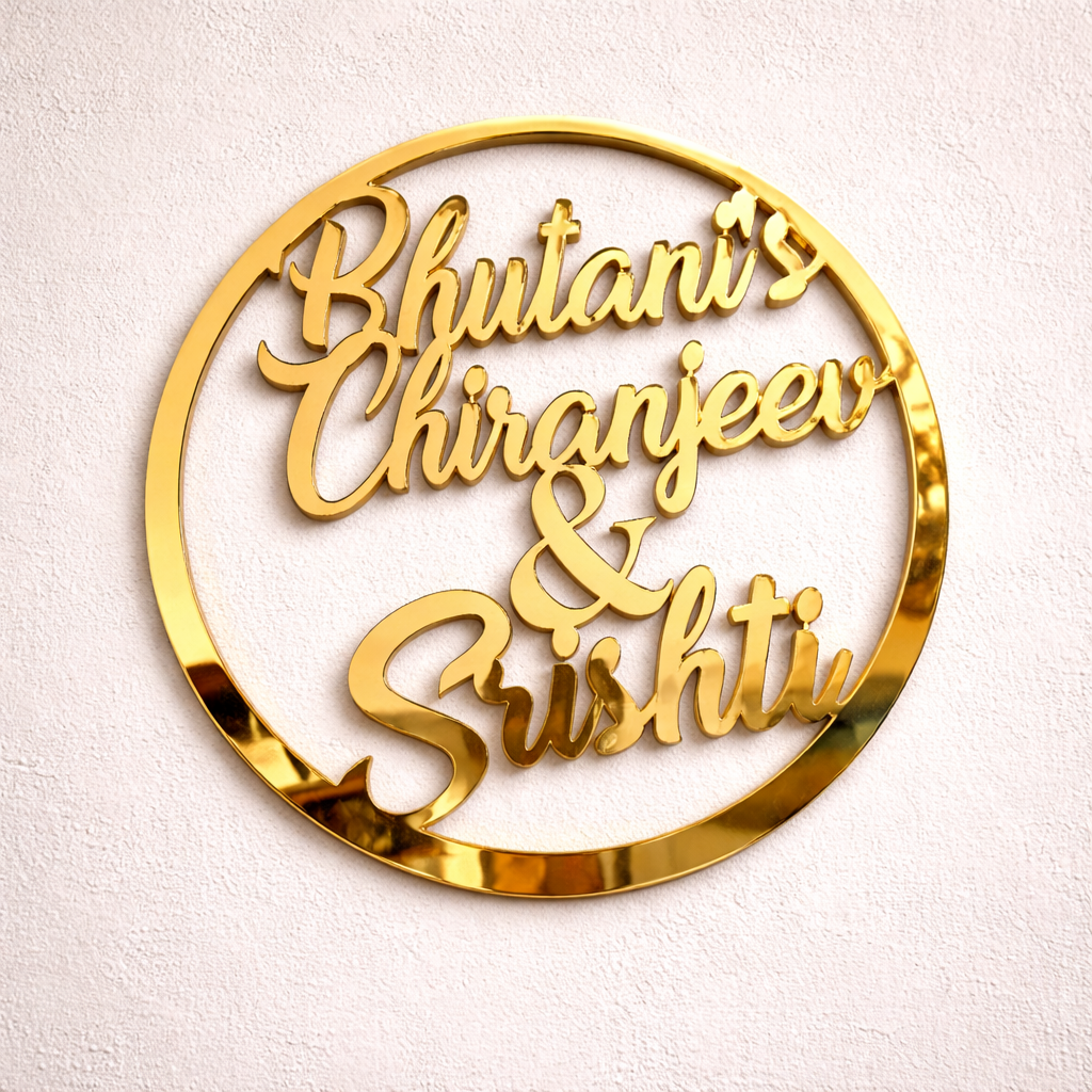 Golden Acrylic Name