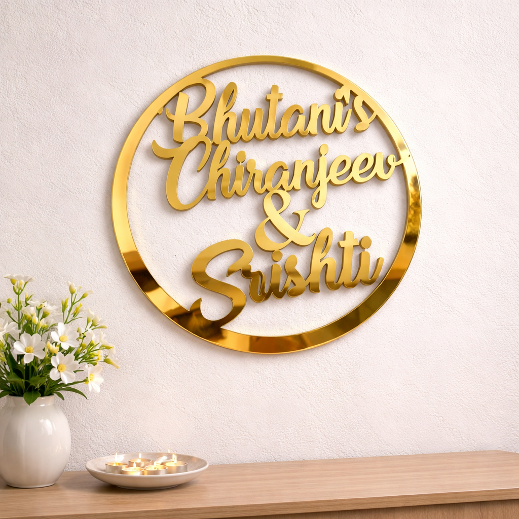Golden Acrylic Name