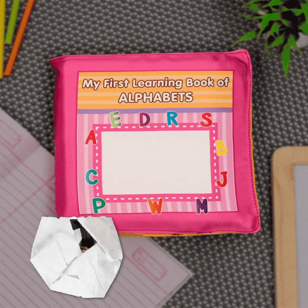 Ultimate "My First Learning Book" – Personalized Soft Pillow Book