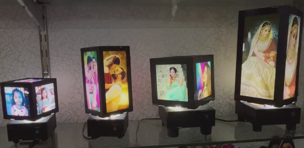 Personalized LED Rotating Photo Lamp