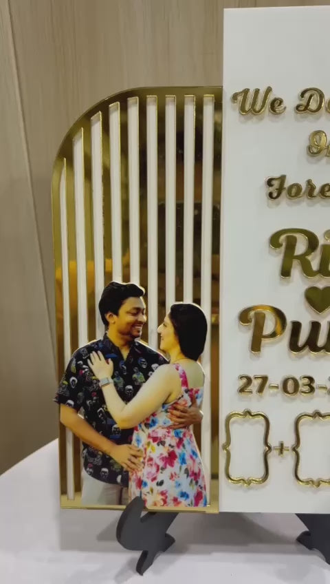 The Forever Bond Interactive FINGERPRINT Couple Frame