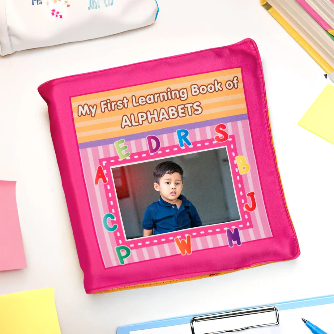 Ultimate "My First Learning Book" – Personalized Soft Pillow Book