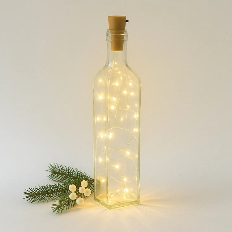 Glass Bottle Battery Operted Non Customised