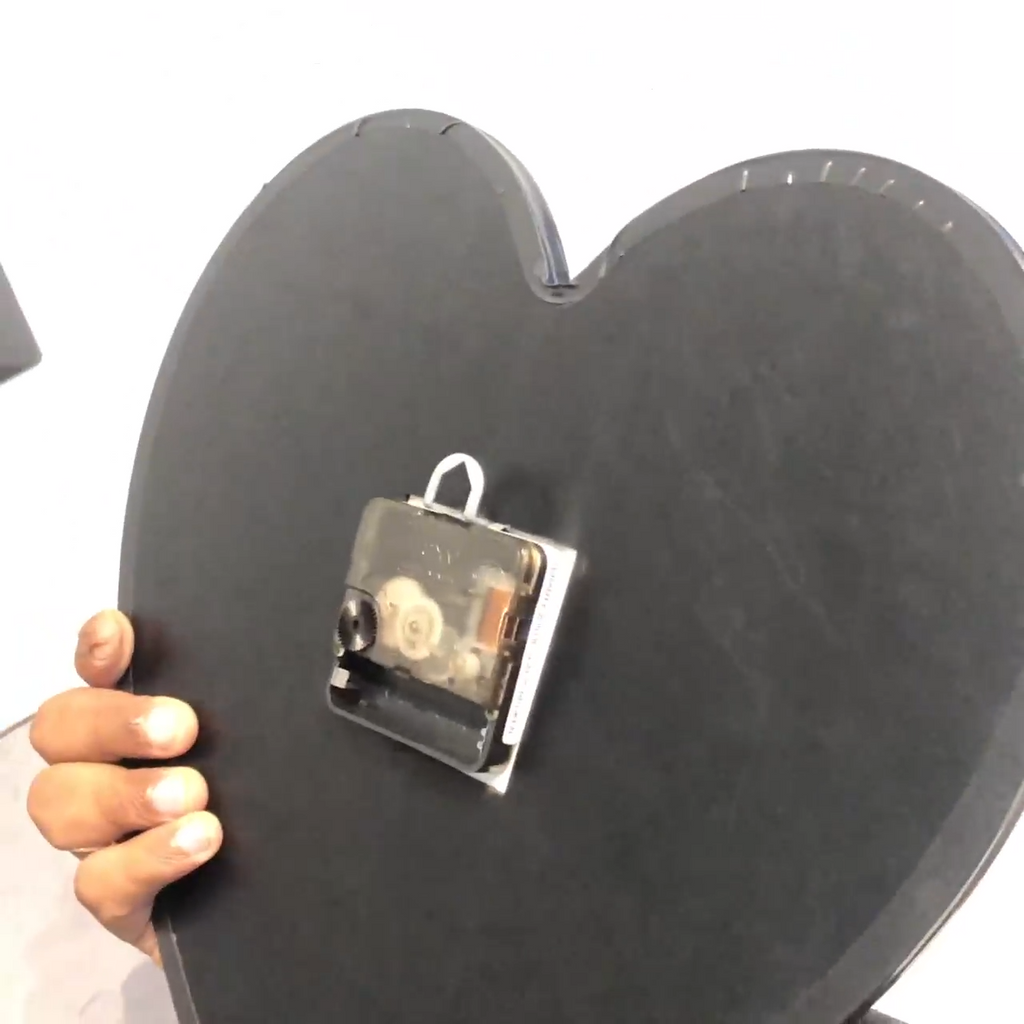The Eternal Glow LED Heart Photo Clock