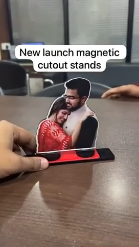 Magnetic Photo Cutout Stand