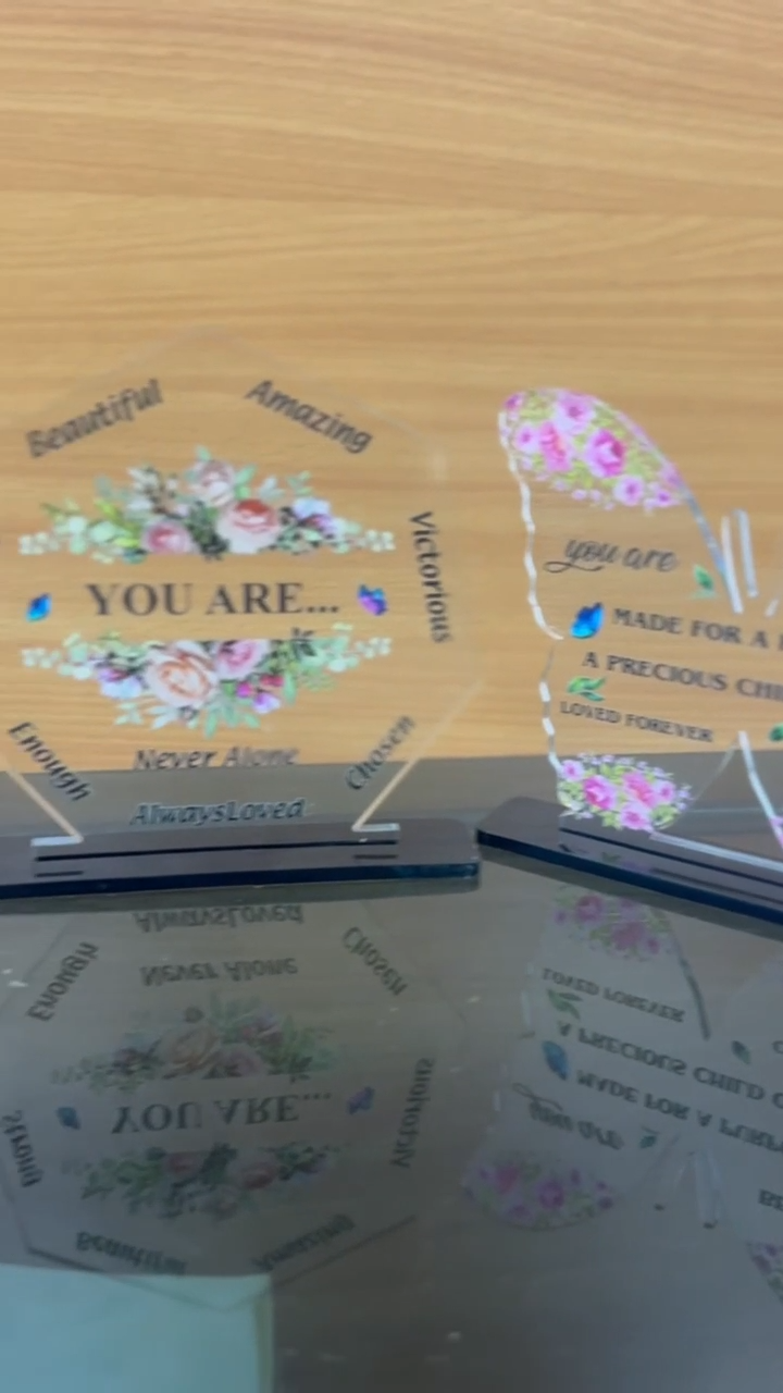 Womens Empowerment & Faith Acrylic Affirmation Acrylic Plaques